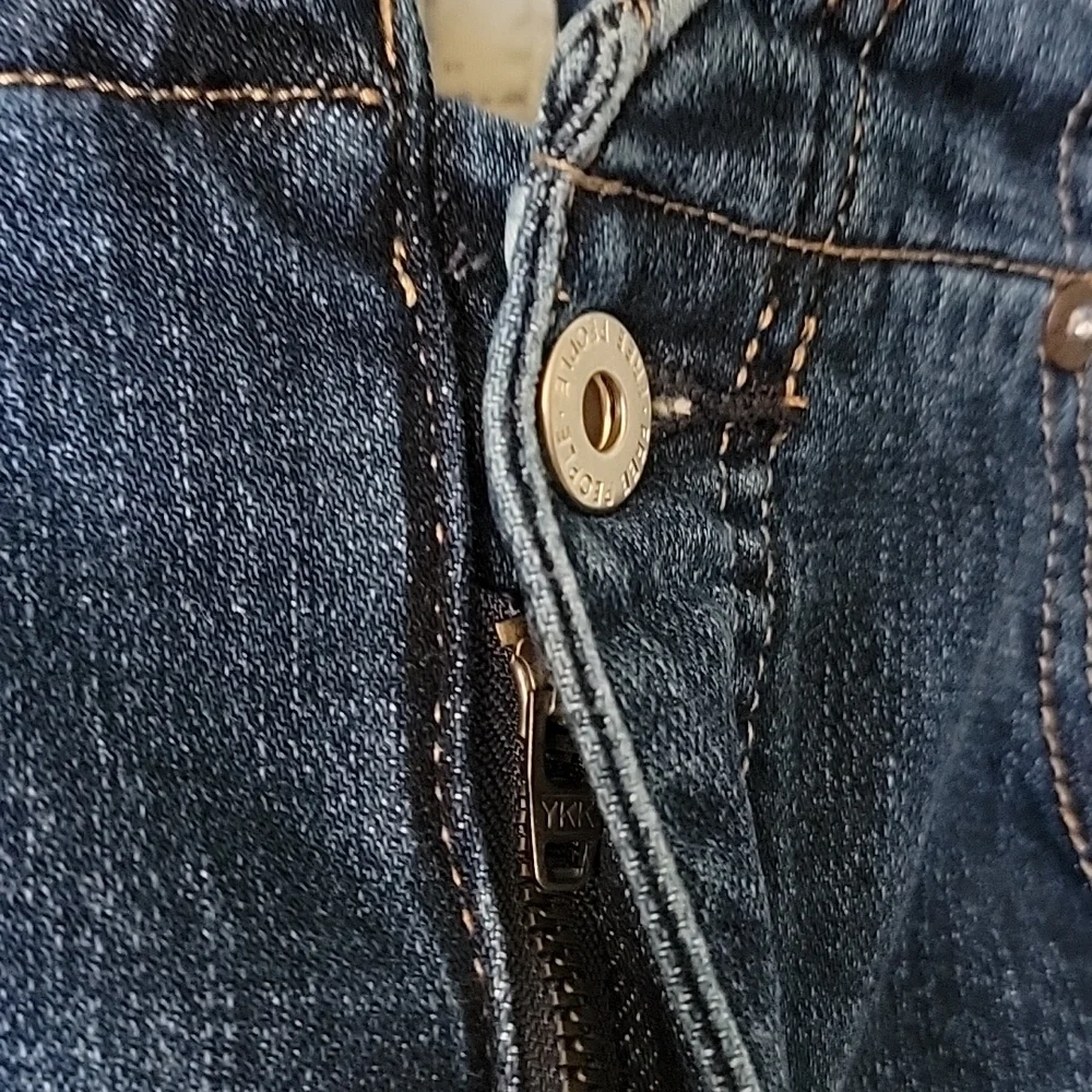 Free People She's All That Notch Mini Denim Skirt Size 29 Y2K 90's Country